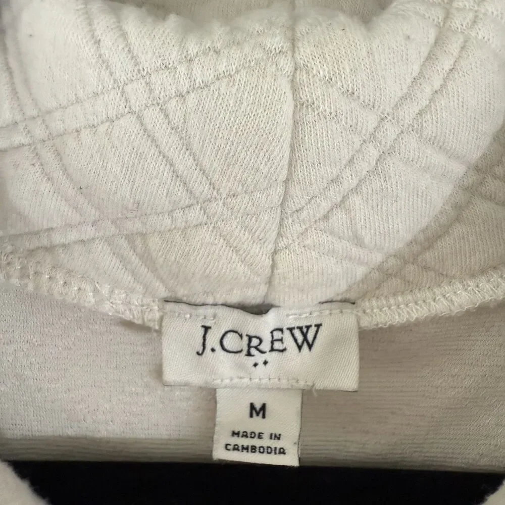 J. Crew Sweater Women's Medium White Turtleneck Long Sleeve Pullover - Picture 4 of 8